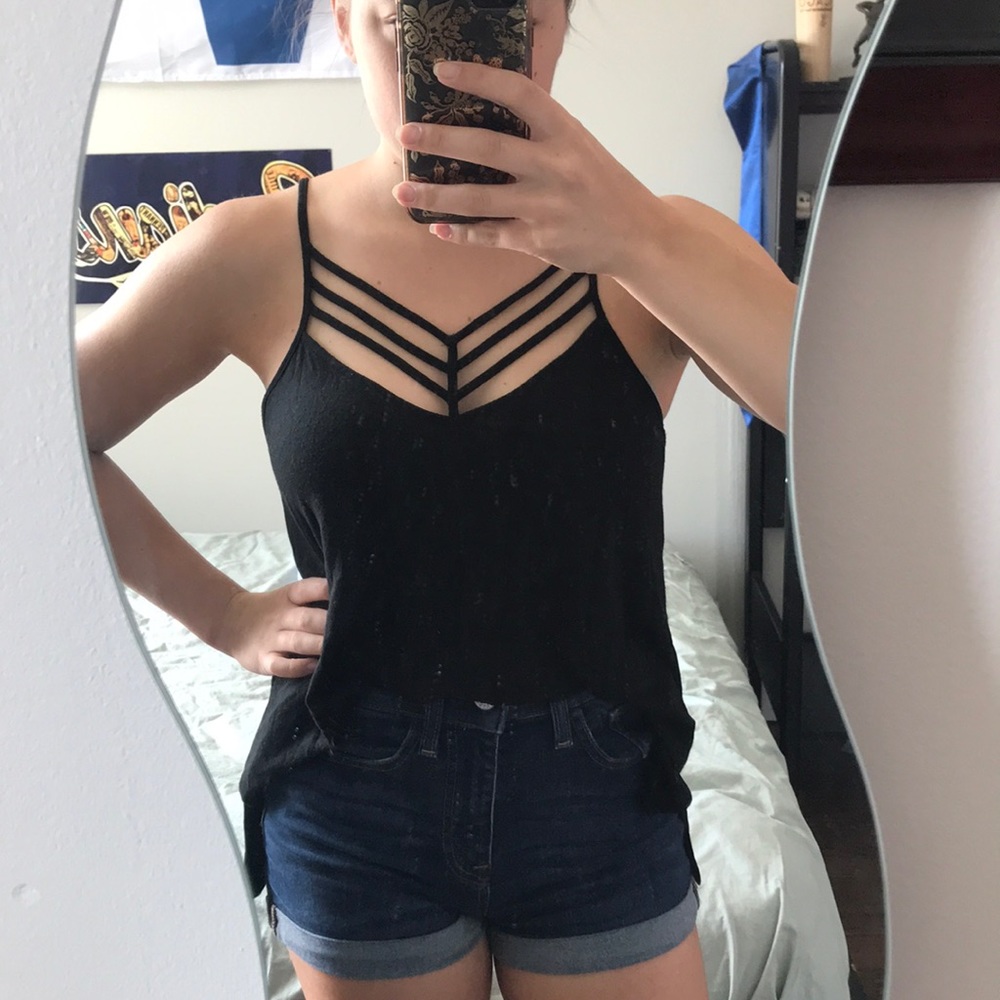 Express super soft black cami